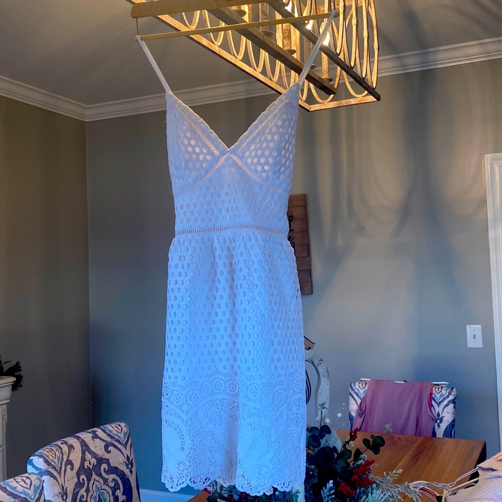 Abercrombie and Fitch size medium white dress